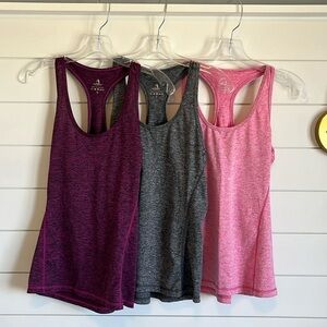 3 Women’s Dri Fit Racerback Tank Tops Size S